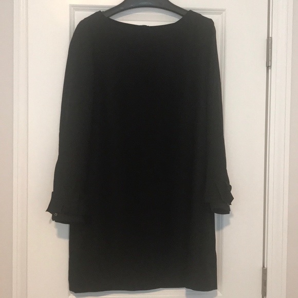 Banana Republic Black Ruffle Sleeve/Button Back Dress - Picture 4 of 6